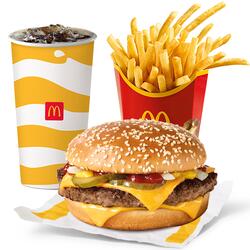 MENIU QUARTER POUNDER WITH CHEESE MARE image