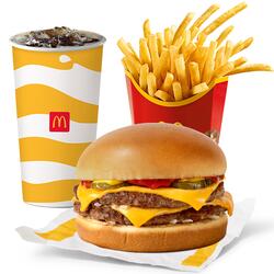 Meniu Maxi Dublu Cheeseburger image