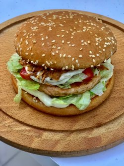 Hamburger de somon image