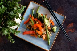 Wok-fried mix legume image