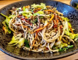 Korean porc noodles image
