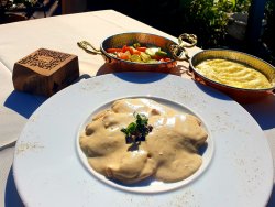 Piept de pui cu sos de brânză Gorgonzola image
