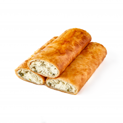 Plăcintă cu brânză de vaci și verdeață image