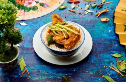 Fish Curry + Rice image