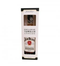 JIM BEAM 0.70L WHITE 40% PACHET CADOU{1STICLA-1PAHAR}