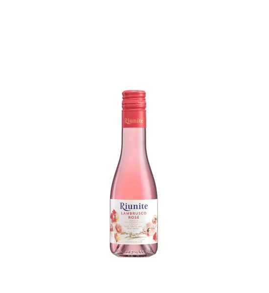RIUNITE 0.187L LAMBRUSCO ROSE EMILIA IGT