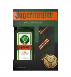 JAGERMEISTER - 3 shots metal 100 CL 35%
