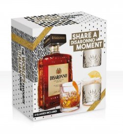 DISARONNO AMARETTO + 2 pahare 70 CL 28%