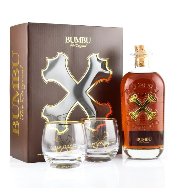 BUMBU RUM CO 0.70L BUMBU THE ORIGINAL 40% PACHET CADOU{1 ST-2 PAHARE}