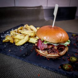 12. Bacon Burger cu Cartofi image
