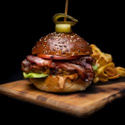 Bacon burger image