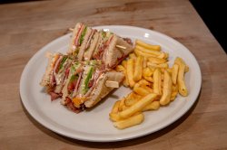 Chicken club sandwich image