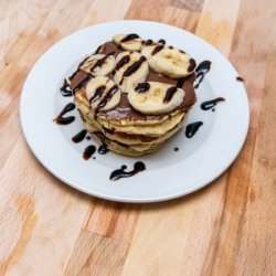 Pancakes Nutella și fructe image