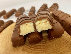 Batoane ciocolată belgiană și nucă de cocos image