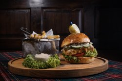 Crispy Fried Fish Burger image