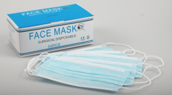 MASCA PROTECTIE 3STRATURI ALBASTRA 50BUC/SET