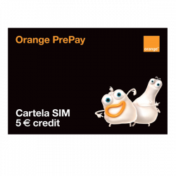 ORANGE PREPAY CARTELA NUMAR CREDIT 5EURO