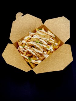 Fried chicken loaded fries image