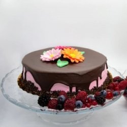 Tort ciocolată și zmeură image