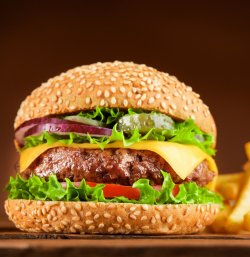 Cheeseburger vegan  image