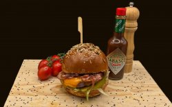 New orleans smashed burger cu tabasco sos 450g image