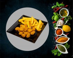 Chicken popcorn & chips image