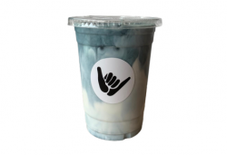 Butterfly Pea Iced Latte image