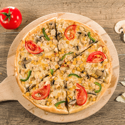 1+1 Pizza Pollo con tutti 45cm image