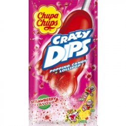 Chupa Chups Crazy Dips Căpșuni 14g