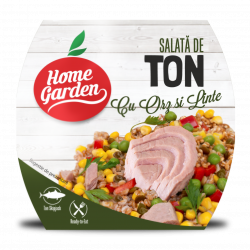 Home Garden Salată De Ton Cu Orz & Linte 160g