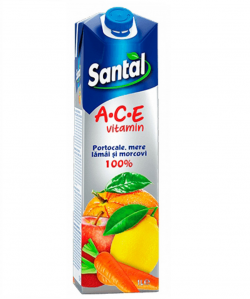 Santal ACE Portocale, Mere, Lămâi, Morcovi 1l