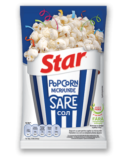 Star Popcorn Microunde Sare 80g