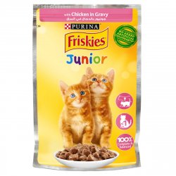 Friskies Junior Mâncare Umedă Pisici Cu Pui 85g