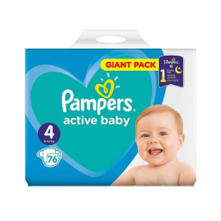 Pampers Active Baby 4 76buc.