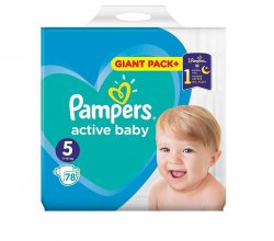 Pampers Active Baby 5 78buc.