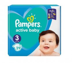 Pampers Active Baby 3 29buc.