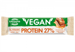 Cerbona Baton Vegan Proteic Caramel 40g