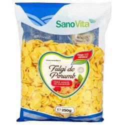 SanoVita Fulgi De Porumb Fără Adaos De Zaharuri 250g