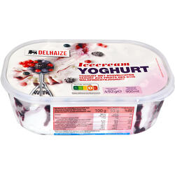 Delhaize, Inghetata cu iaurt & fructe de padure 900ml