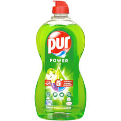 Pur, Detergent lichid pentru vase cu parfum de mere 450ml