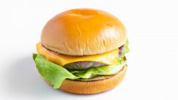 Cheeseburger angus single image