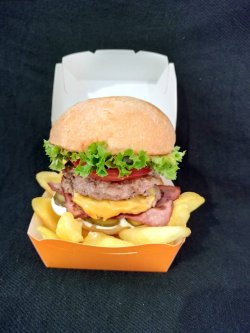 Mini burger cu bacon image