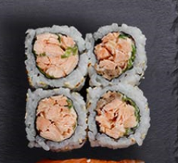 Maki Spicy Salmon Cooked image