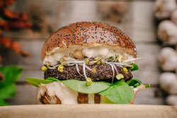 Burger superfood vegan double image
