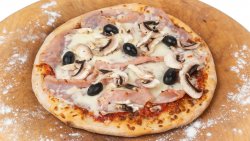 Pizza prosciuto e Funghi image