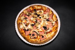 Pizza Prosciutto e funghi 28 cm 600gr-700gr image