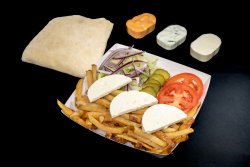 Fresh shaorma la farfurie veg cu branza image