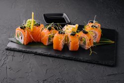 Sake dragon roll image