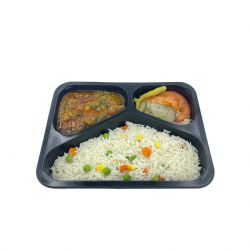 Menu - Lamb Curry + Rice or Naan / Meniu - Curry de Miel + Orez sau Naan Naan Simplu image