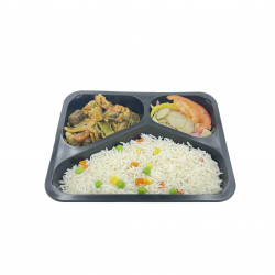 Menu - Any Veg. Curry + Rice or Naan / Meniu - Oricare Curry Vegetarian + Orez sau Naan Simplu image